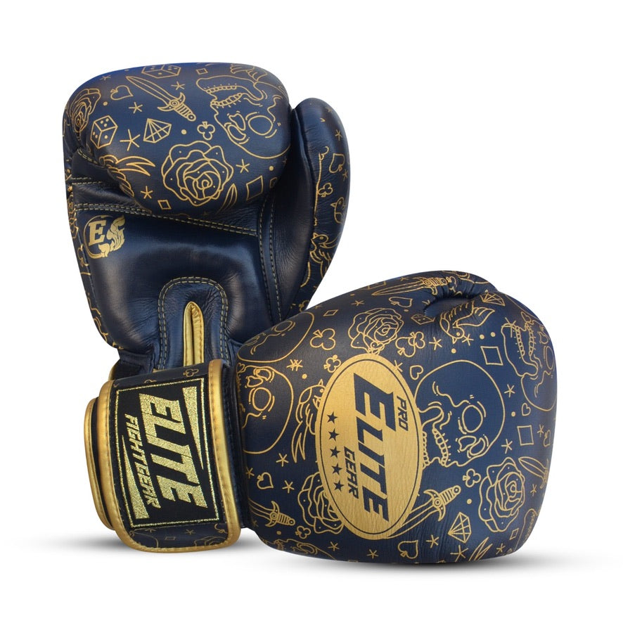 Fancy Gloves blue/gold