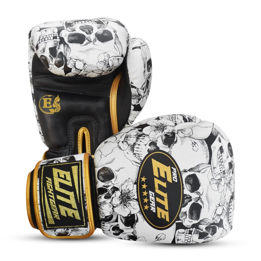 Skull Gloves White