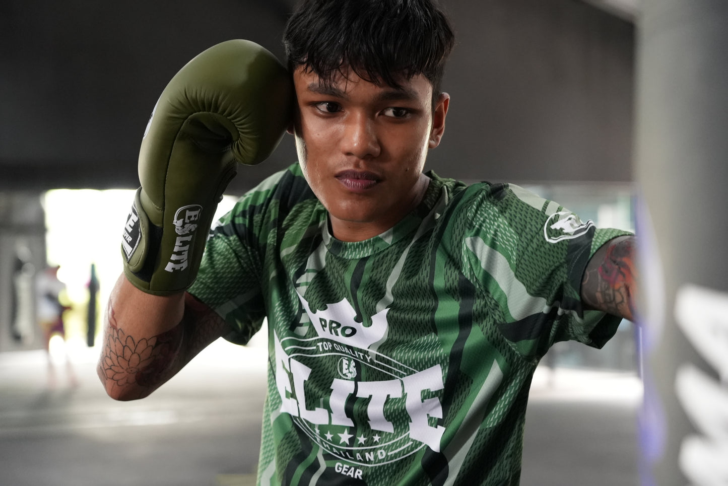 Gel Tech Boxing Gloves Green