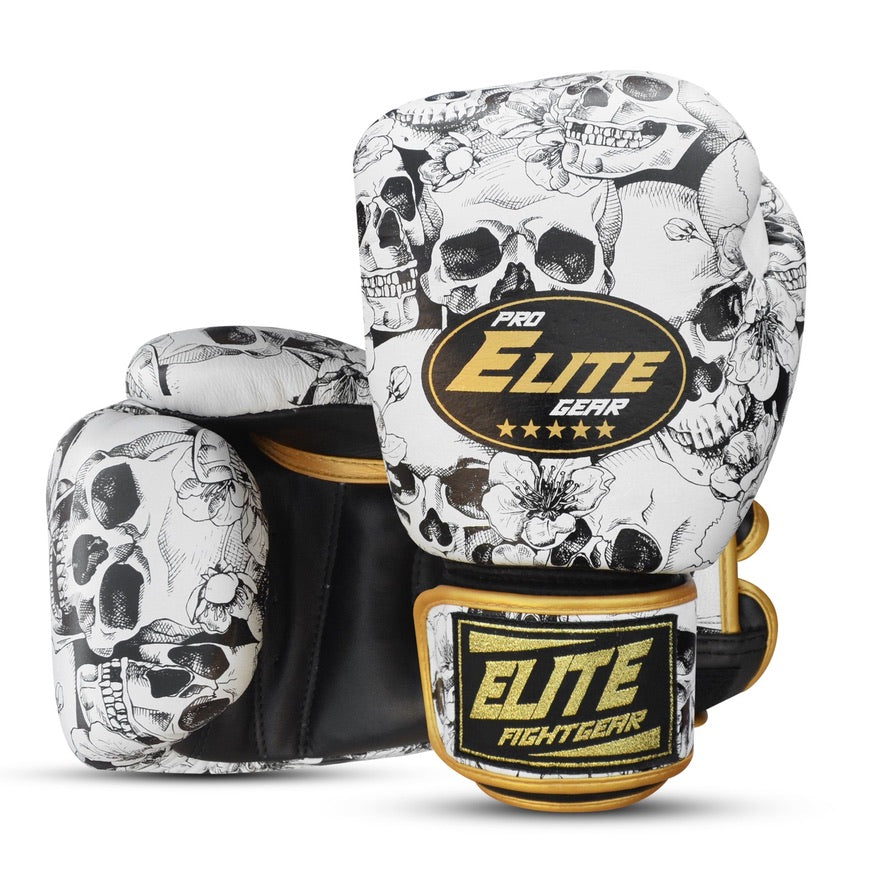 Skull Gloves White