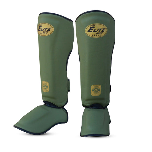 Coban Army Green Shin Guards