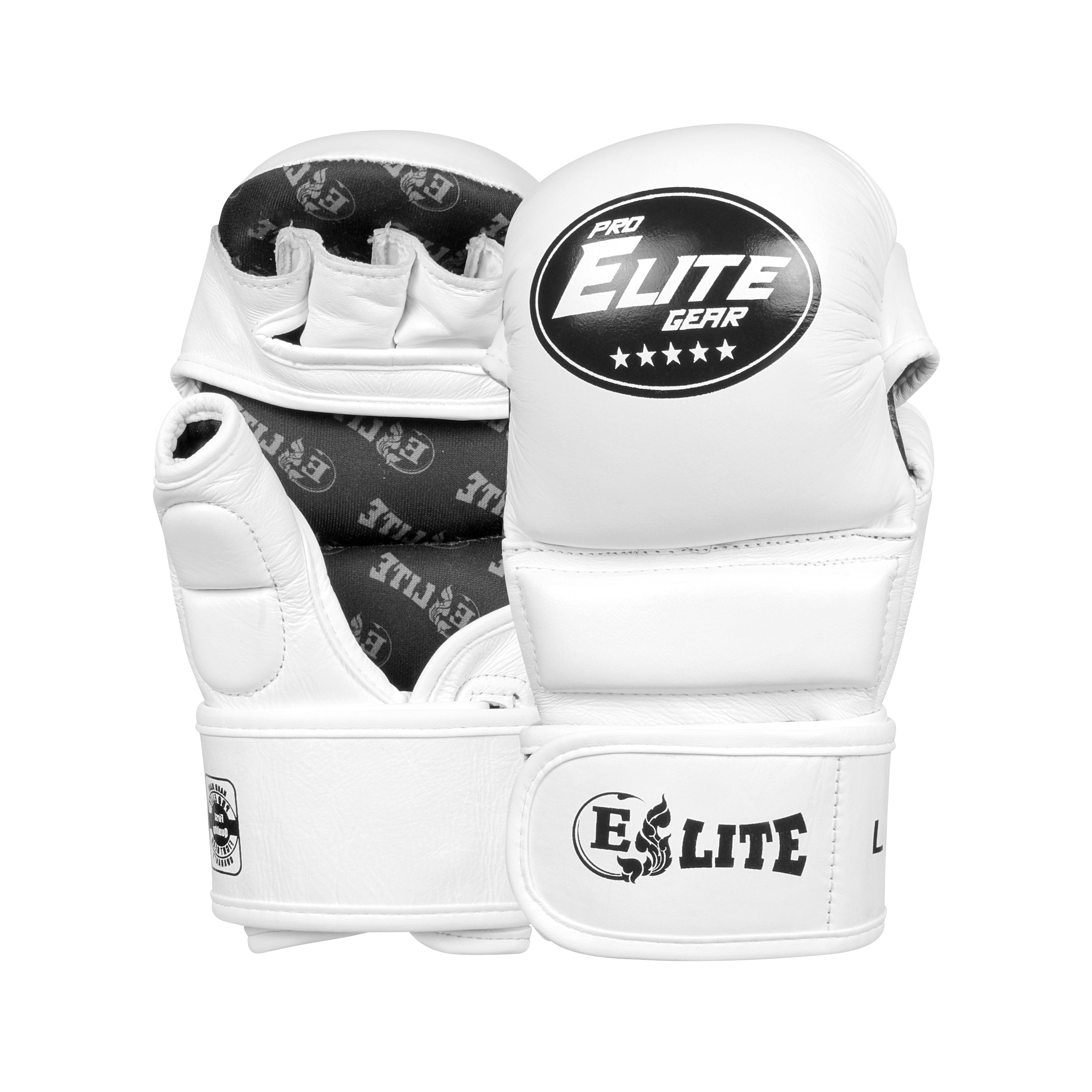 MMA SparringGloves White Elite Pro Gear